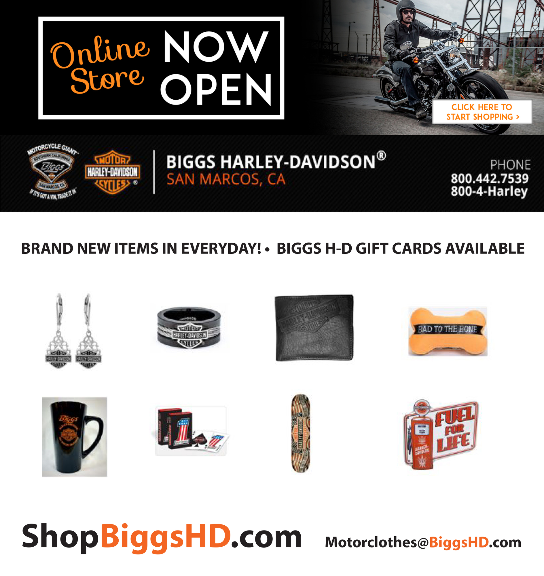 Harley davidson online store hotsell
